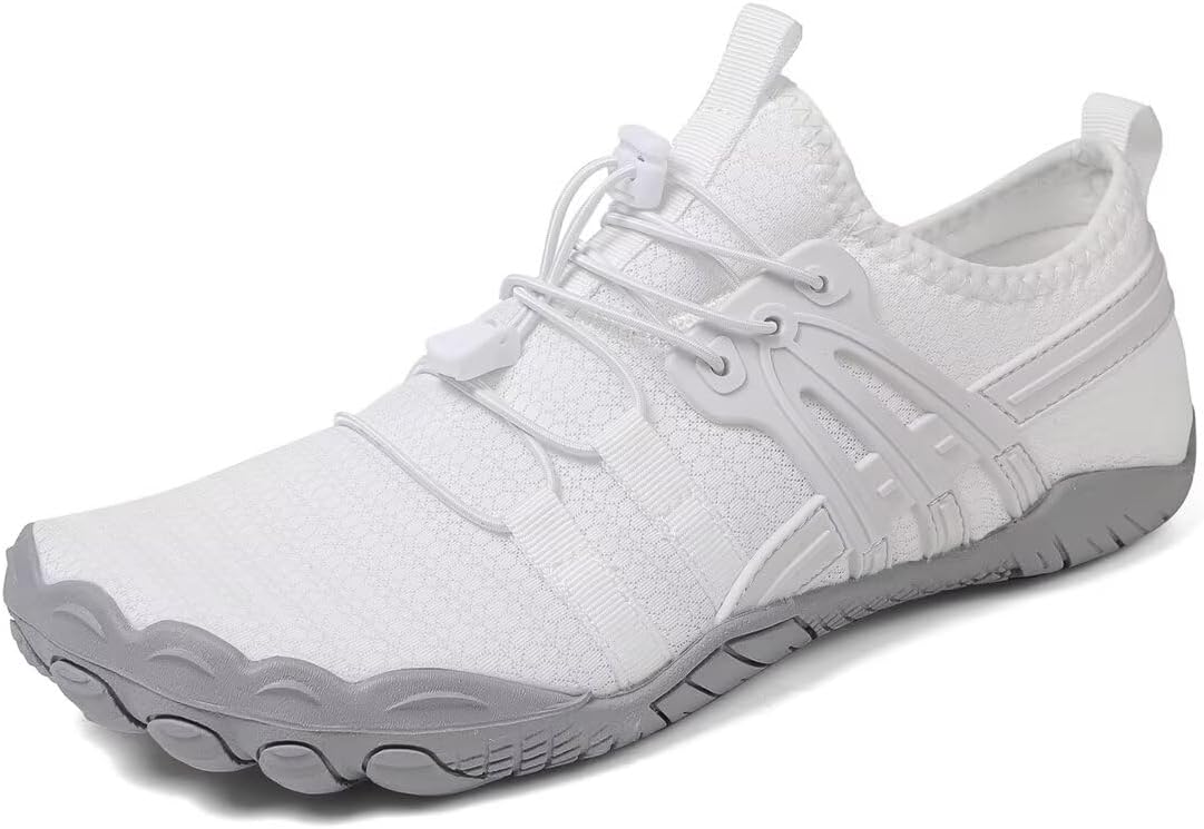 

Легкие и стильные водонепроницаемые кроссовки для мужчин и женщин, подходящие для пляжа, спорта, походов, бега и движения вверх по течению Zonkacen, белый