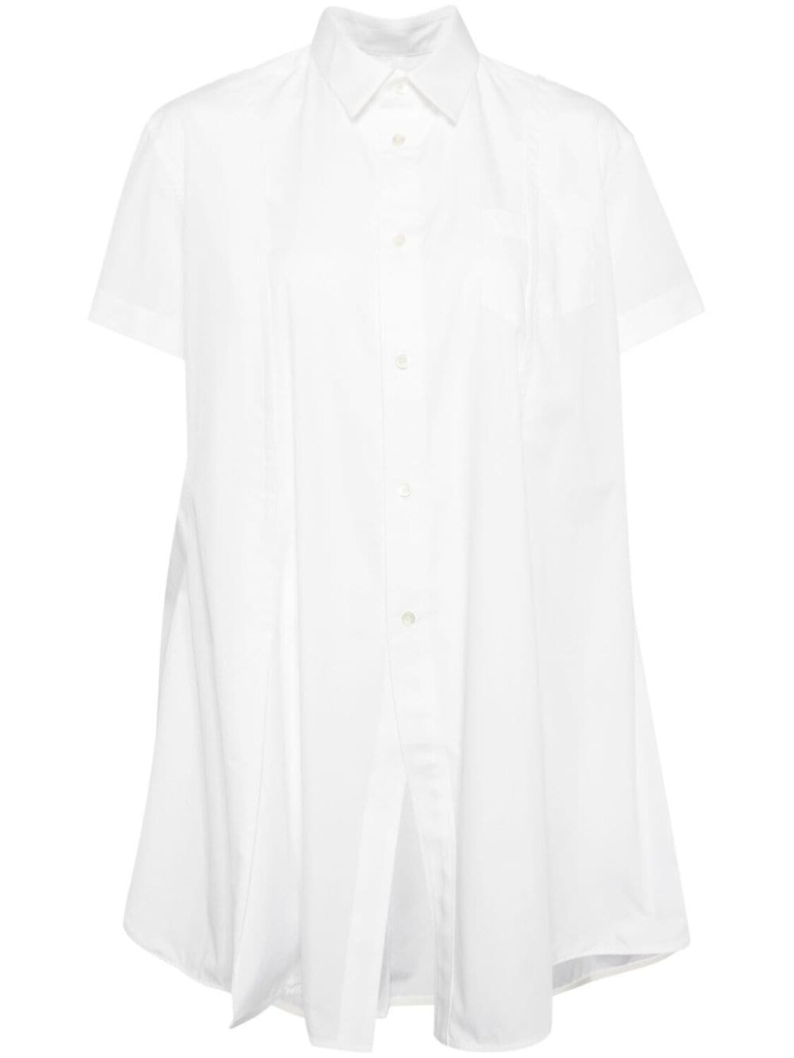 

Sacai рубашка с панелями, белый