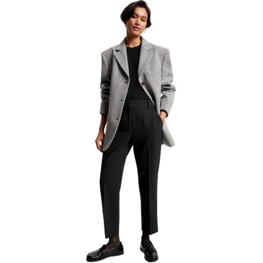 Брюки зауженные mid-rise Tommy Hilfiger, Black BDS — фото 4