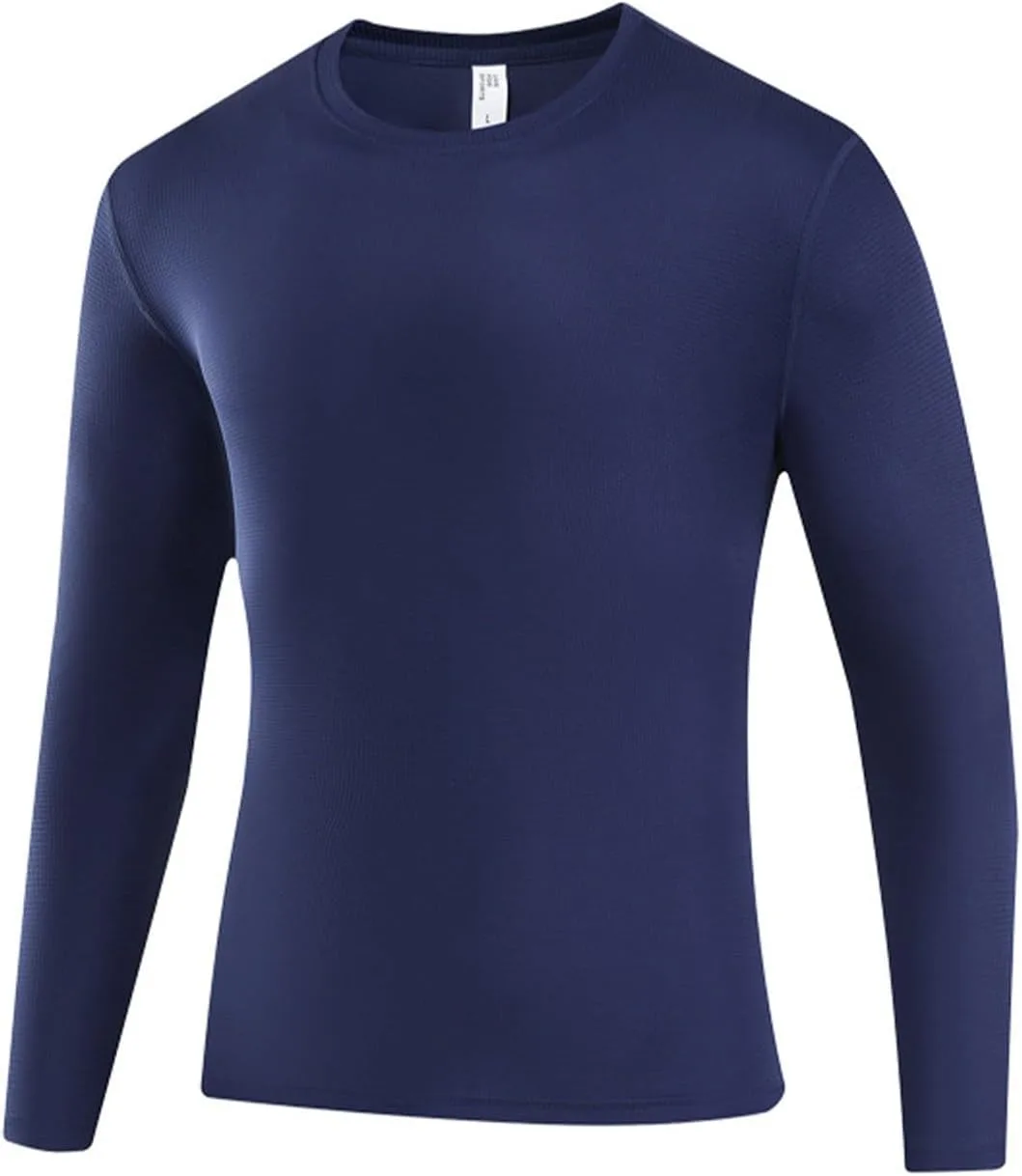 Футболка мужская Long Sleeve Moisture Wicking Quick Dry для бега и зала — фото 4