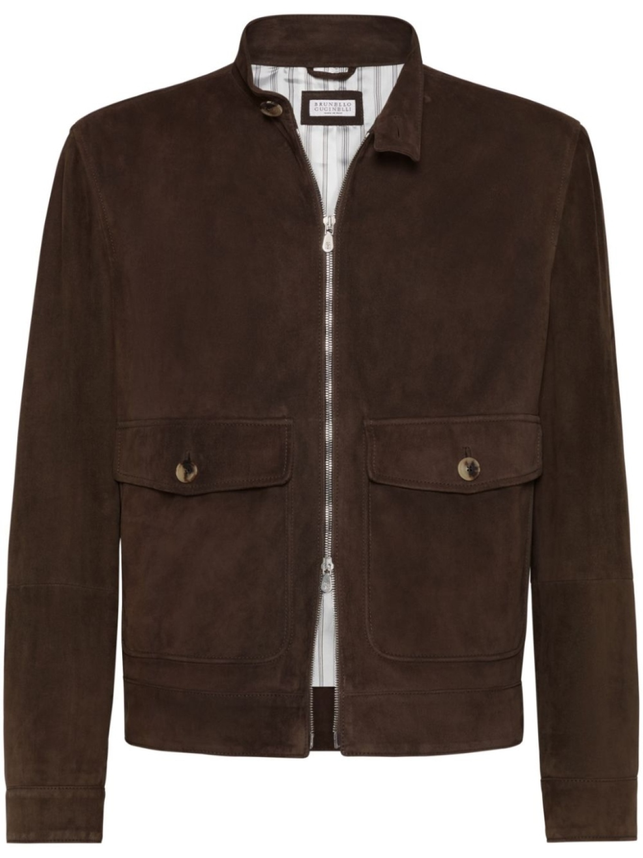 

Brunello Cucinelli куртка на пуговицах, коричневый