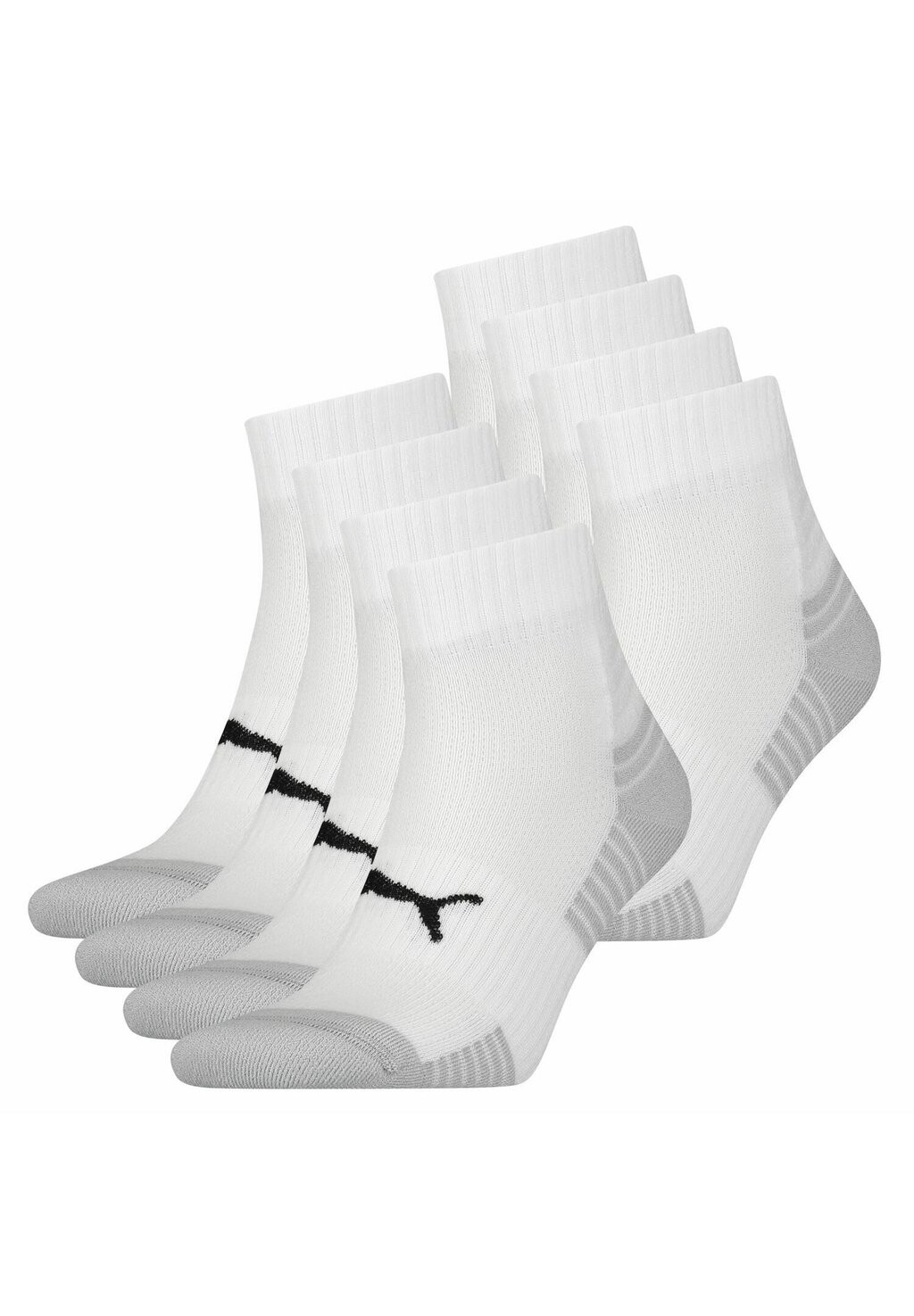 

Носки ACTIVE SPORT QUARTER GEPOLSTERTE SOHLE FITNESS L 8 PACK Puma, белый