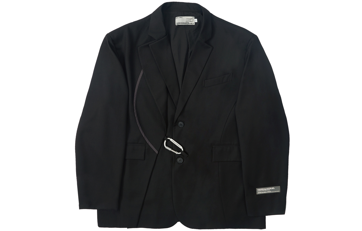 

HARSH AND CRUEL Костюм деловой унисекс черный, Black