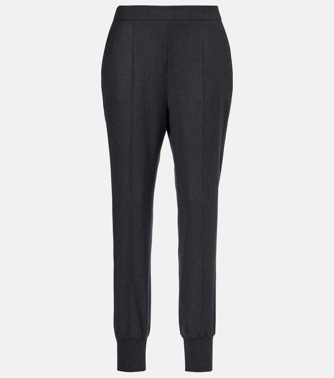 

Шерстяные суженные спортивные брюки Mid-rise Stella McCartney, Ash Grey