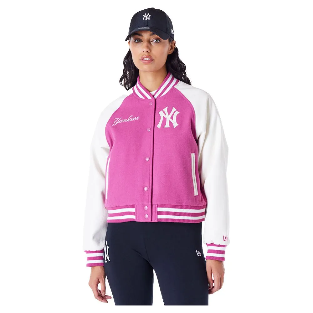 

Куртка New Era MLB Varsity New York Yankees bomber, розовый