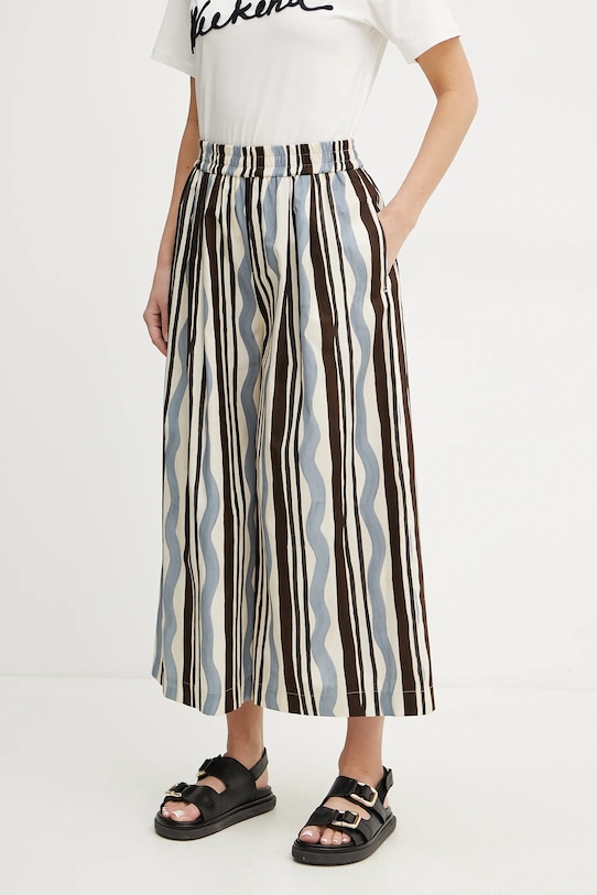

Хлопковые брюки Weekend Max Mara, бежевый