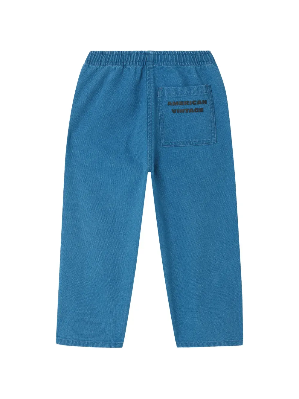 Брюки Comow на завязках с накладными карманами American Vintage Kids, синий — фото 2