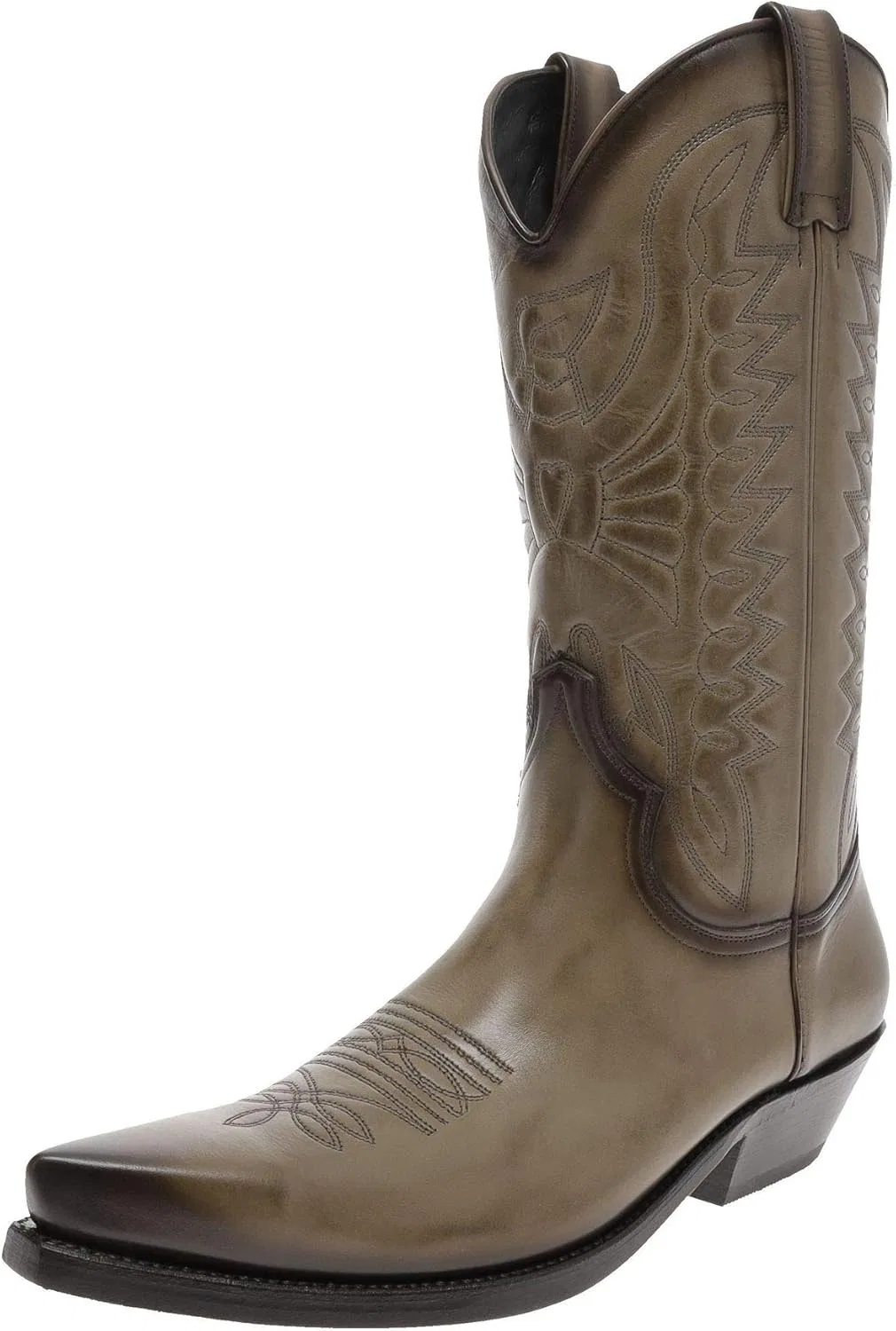 Mayura Boots Ковбойские ботинки Mayura, унисекс, модель 1920, бежевые, кожаные, коричневые