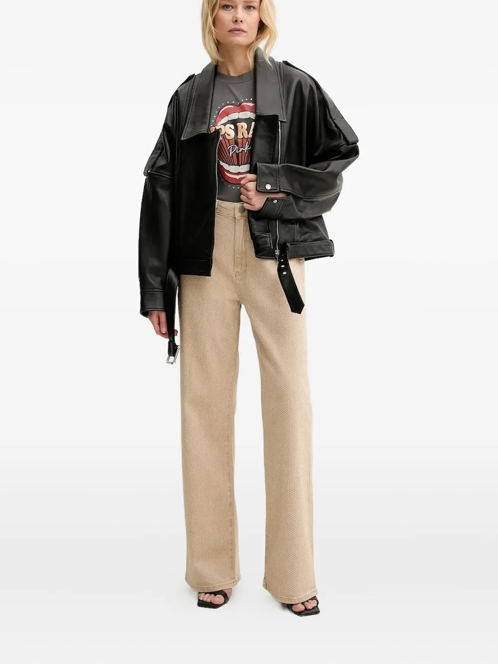 

Декорированные джинсы прямого кроя Guess Usa, нейтральный