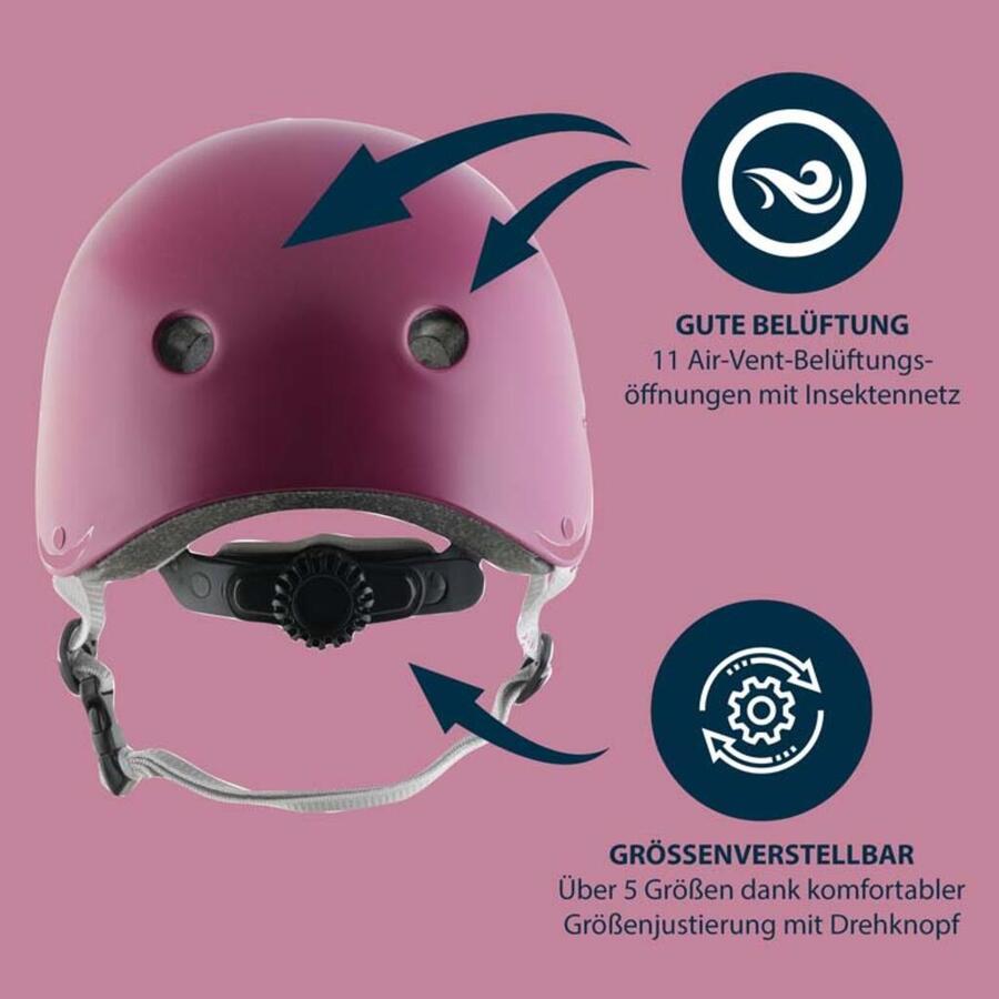 

Шлем для скейтбординга Hudora Berry XS (48-52) — безопасный и удобный