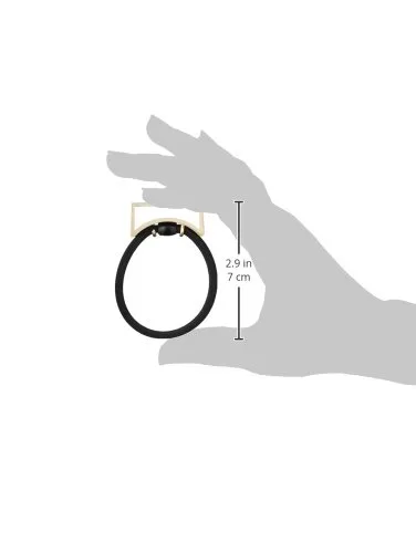 Металлическая фигурка пони Oribe с геометрическим узором и золотым покрытием, Black — фото 3