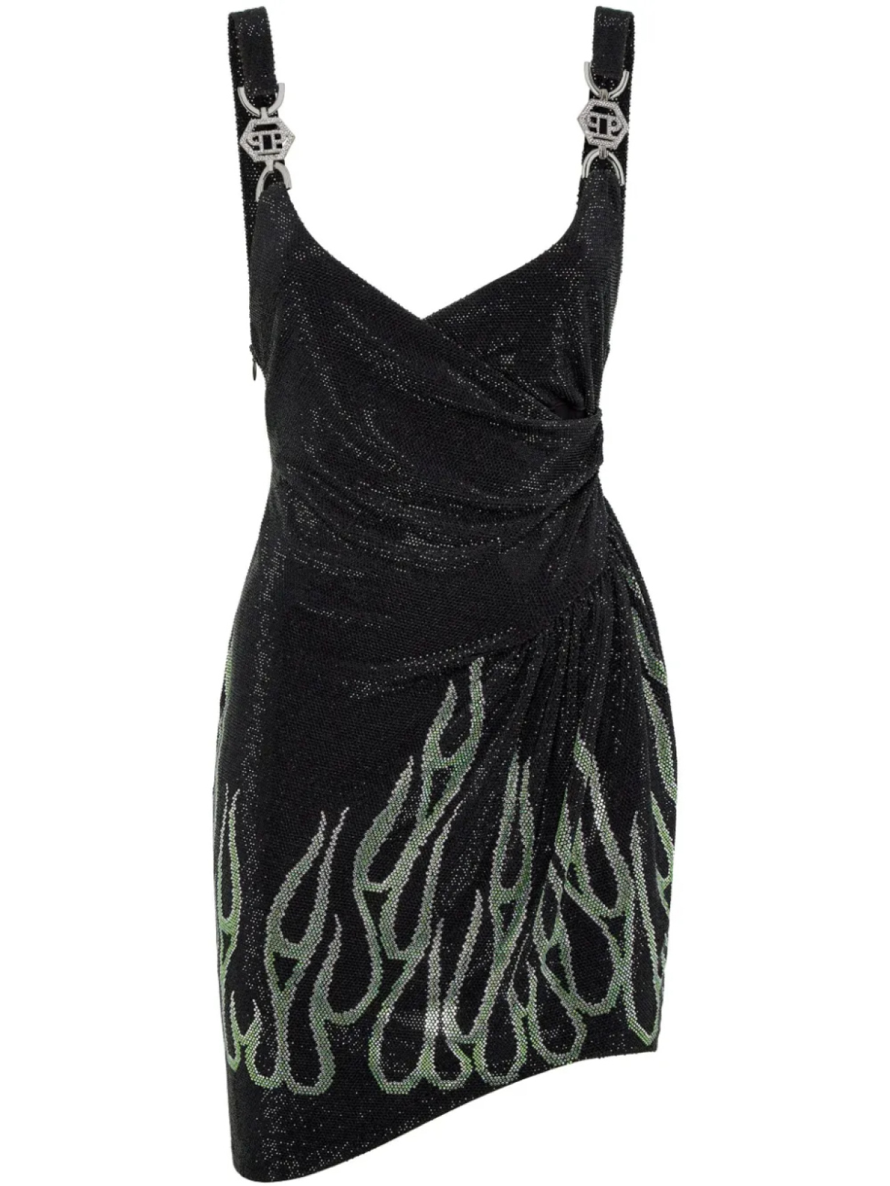 

Мини-платье Philipp Plein Flame, черный