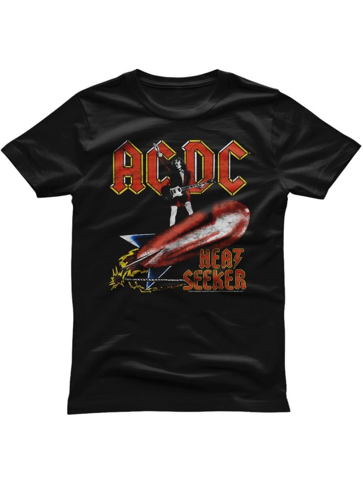 

Футболка AC/DC Heat Seeker T-Shirt черного цвета AC/DC, Черный, Футболка AC/DC Heat Seeker T-Shirt черного цвета AC/DC