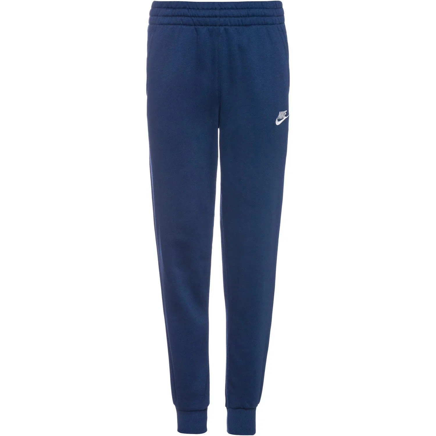 Зауженные брюки Nike Sportswear Club Fleece темно-синего цвета