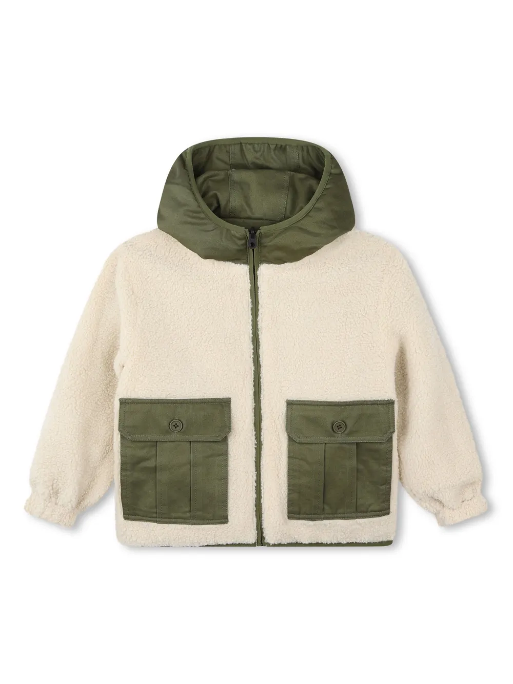 

Двусторонний бомбер с логотипом Marc Jacobs Kids, зеленый