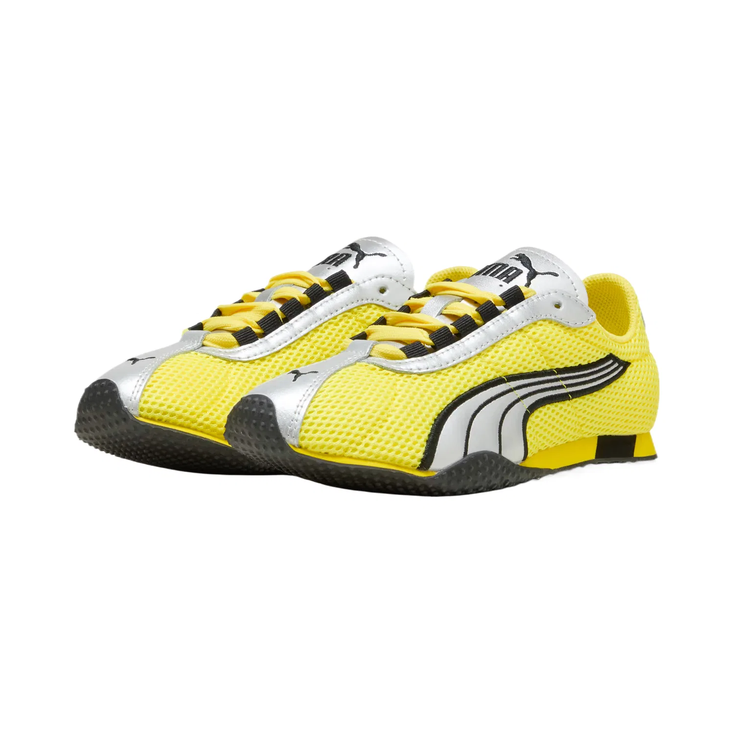 Кроссовки детские беговые H Street Cushioning PUMA кремово-серебристые — фото 4