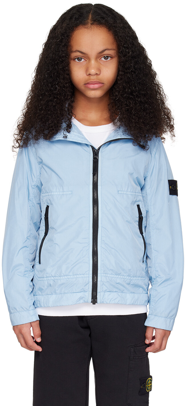 

Детская Куртка с покрытием Синяя Stone Island Junior, Синий, Детская Куртка с покрытием Синяя Stone Island Junior