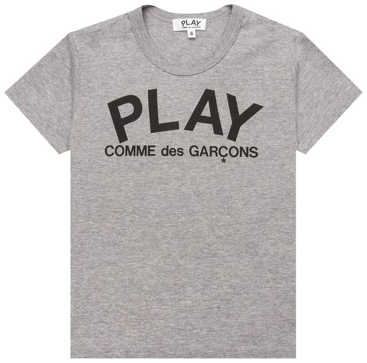 

Футболка Comme des Garçons PLAY Logo T-Shirt 'Grey', серый