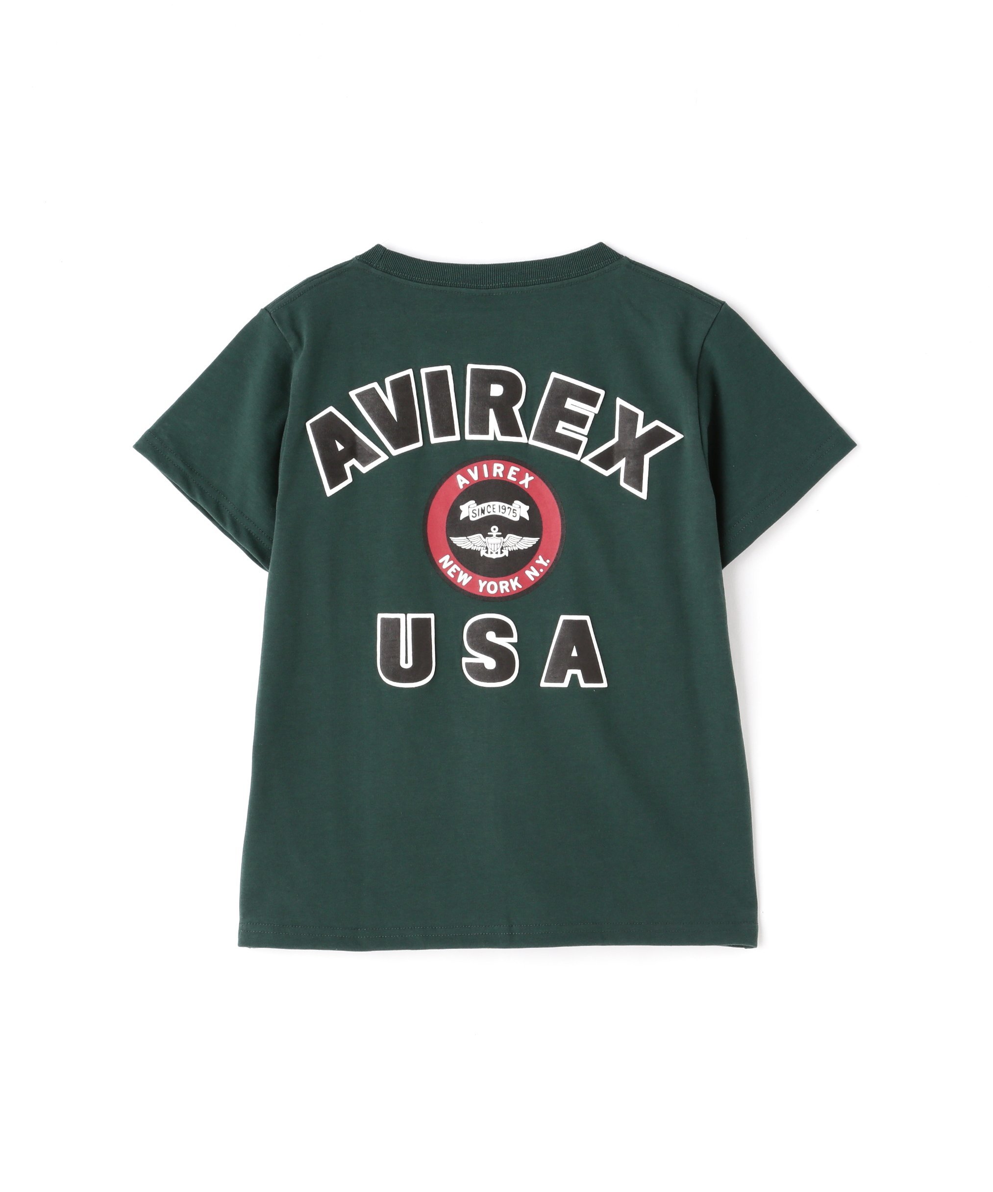 Детская футболка Varsity/AVIREX, Dark Green — фото 3