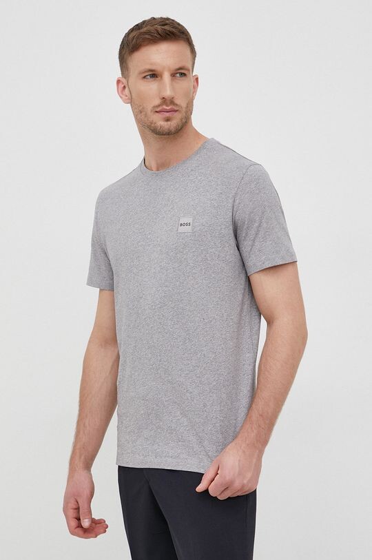 

BOSS BOSS CASUAL хлопковая футболка Boss Orange, серый