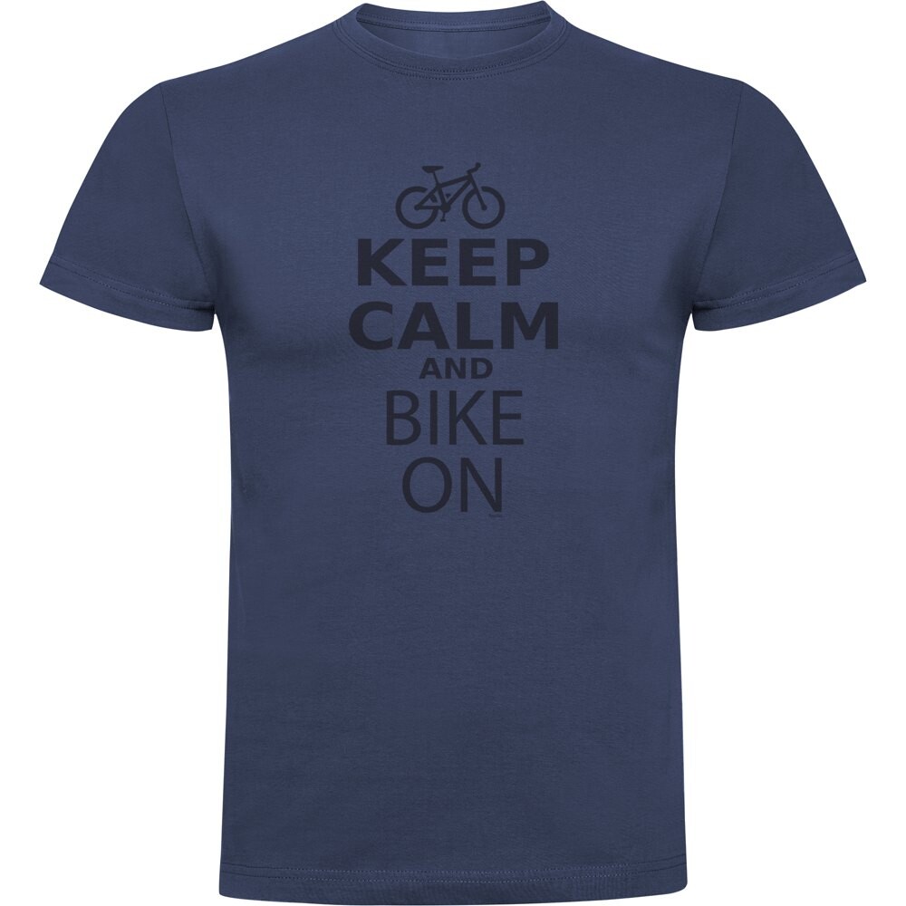 

Футболка Kruskis Keep Calm And Bike On, синий