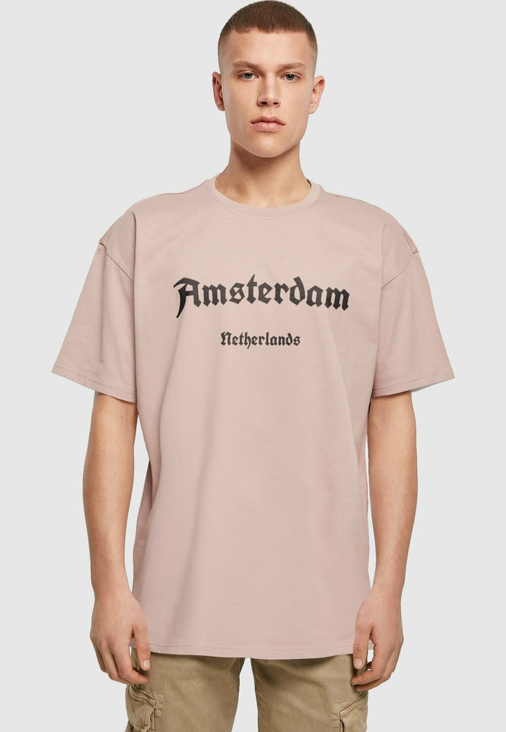 

Футболка с принтом AMSTERDAM HEAVY Merchcode, цвет duskrose