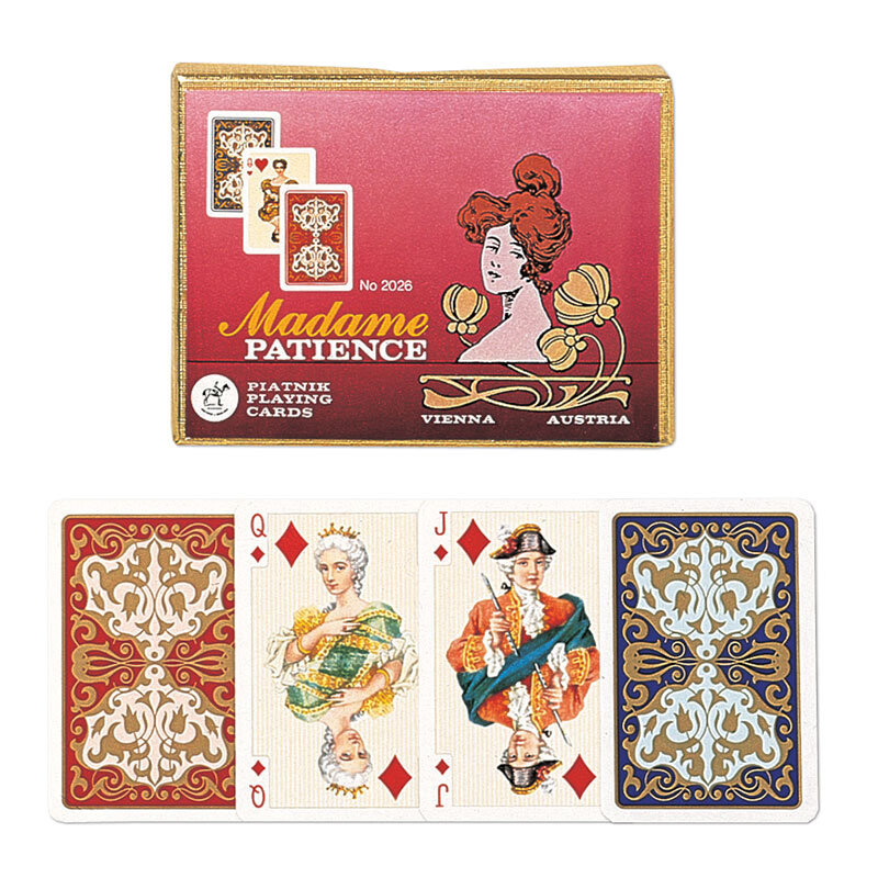 

Пасьянс «Мадам», карты, Пятник, 2 колоды Piatnik