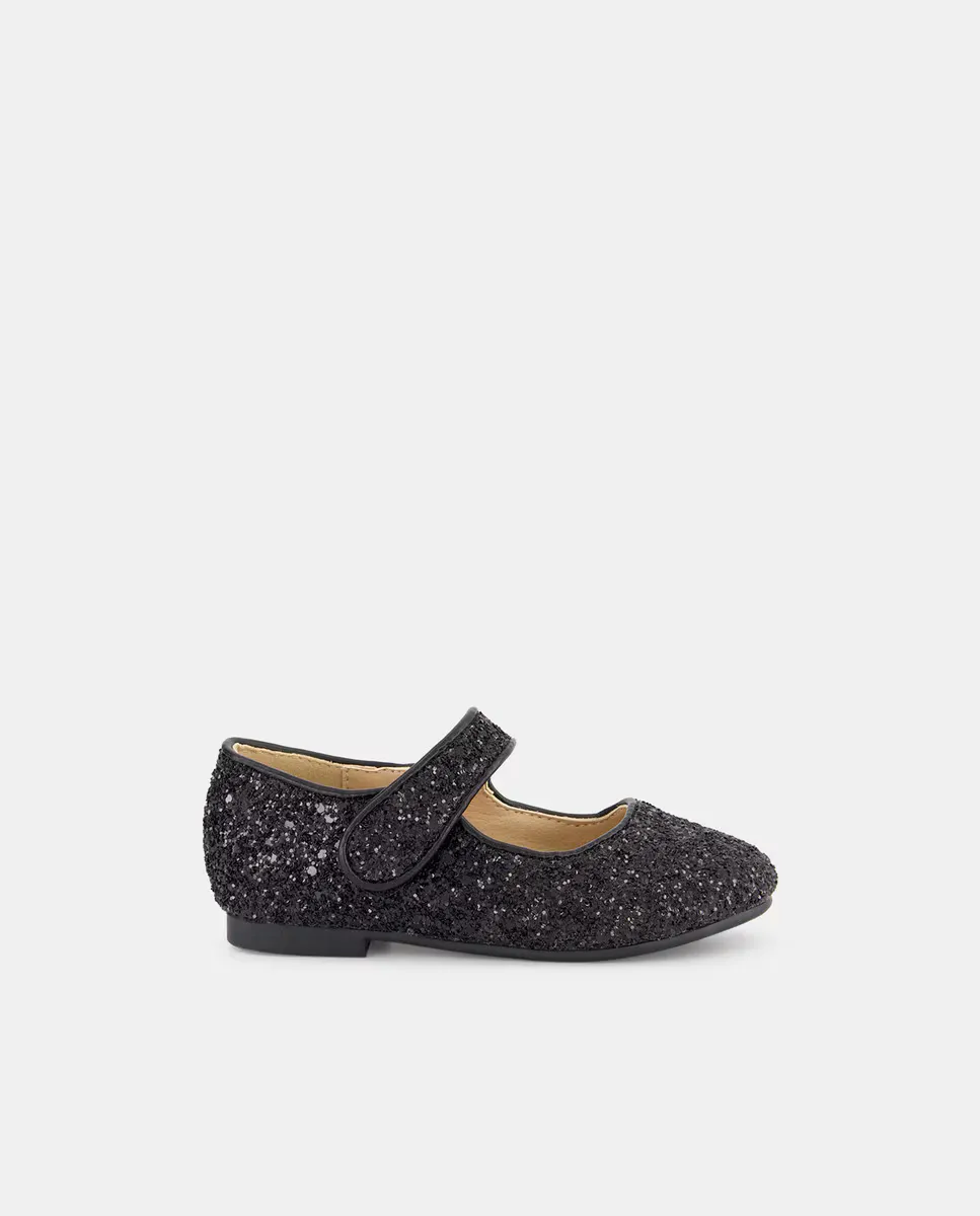 

Блестки для девочки Mary Janes Baby El Corte Inglés, черный