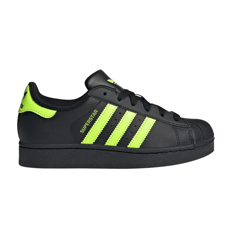 

Кроссовки Adidas Superstar 2 J, Core Black Signal Green