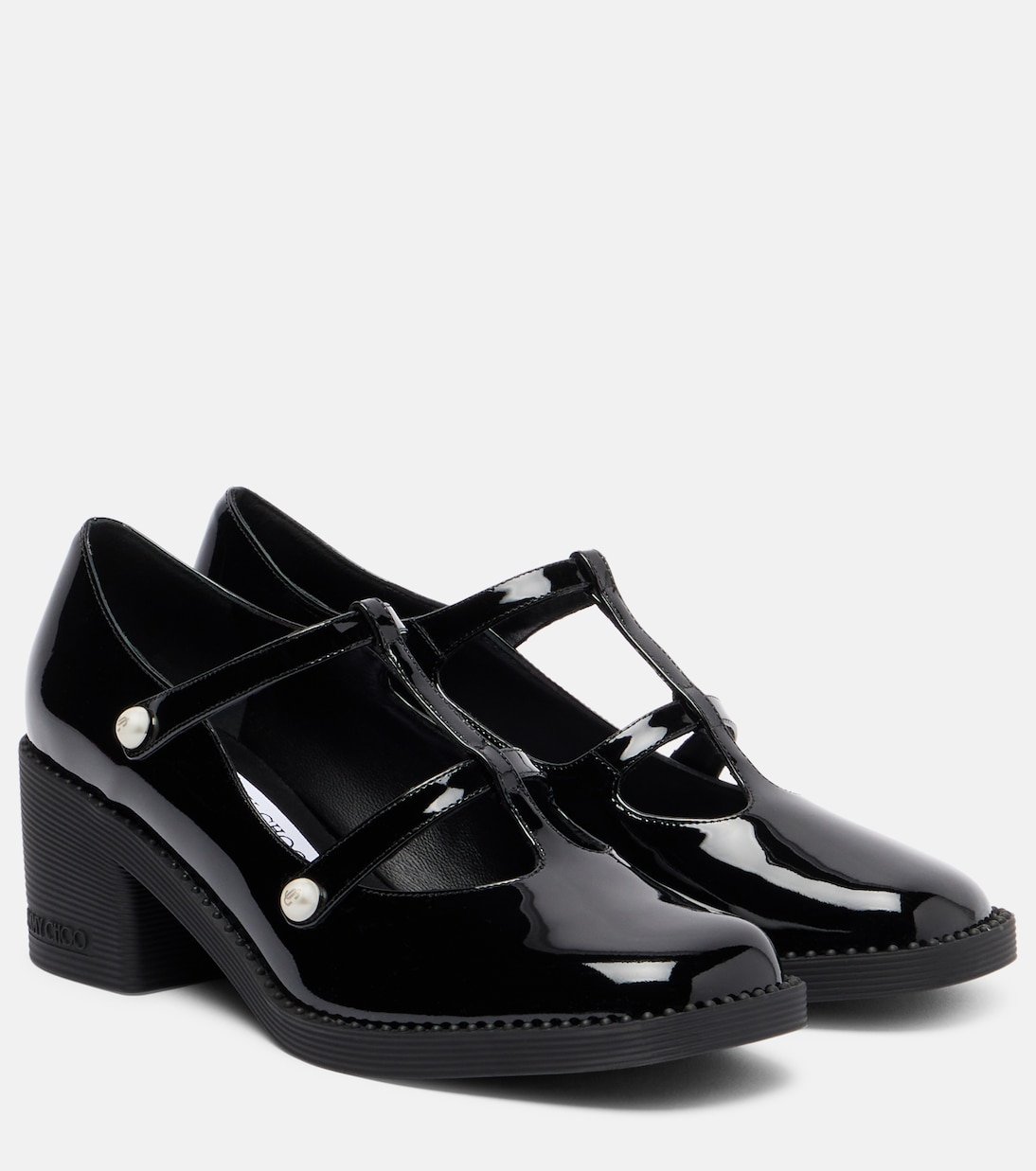 Адэлин 60 лаковые лодочки Jimmy Choo, черный
