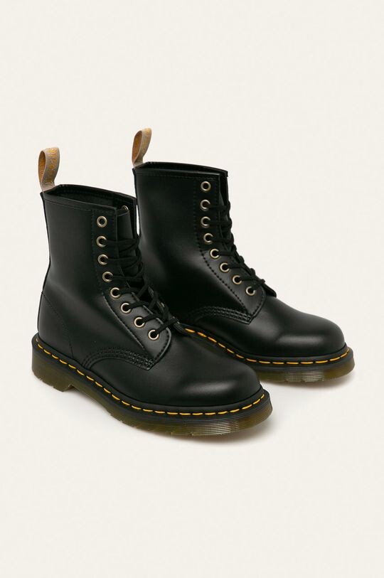 Ботинки мужские Dr. Martens Vegan из синтетической кожи, черный — фото 2