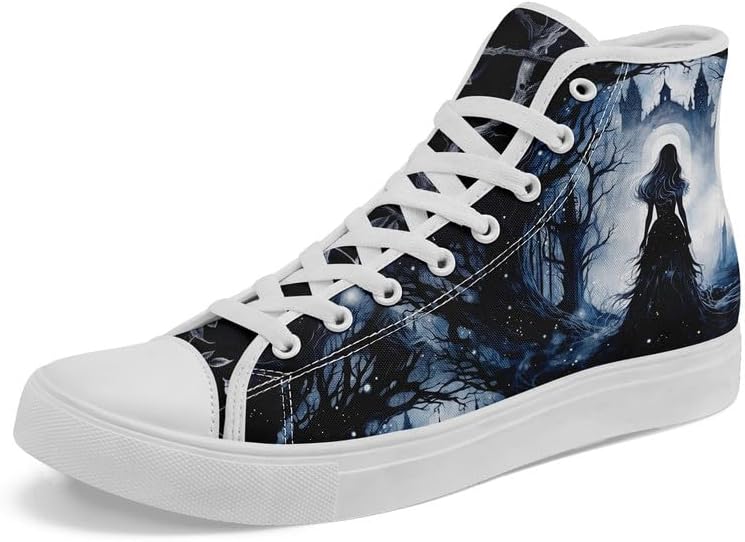 

Стильные унисекс кроссовки на высокой подошве из холста с рисунком лесных животных для мужчин, удобная повседневная обувь на шнуровке для женщин Awsole, белый/черный/синий/серый