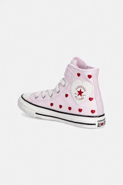 Кеды высокие Chuck Taylor All Star Converse, розовый — фото 3