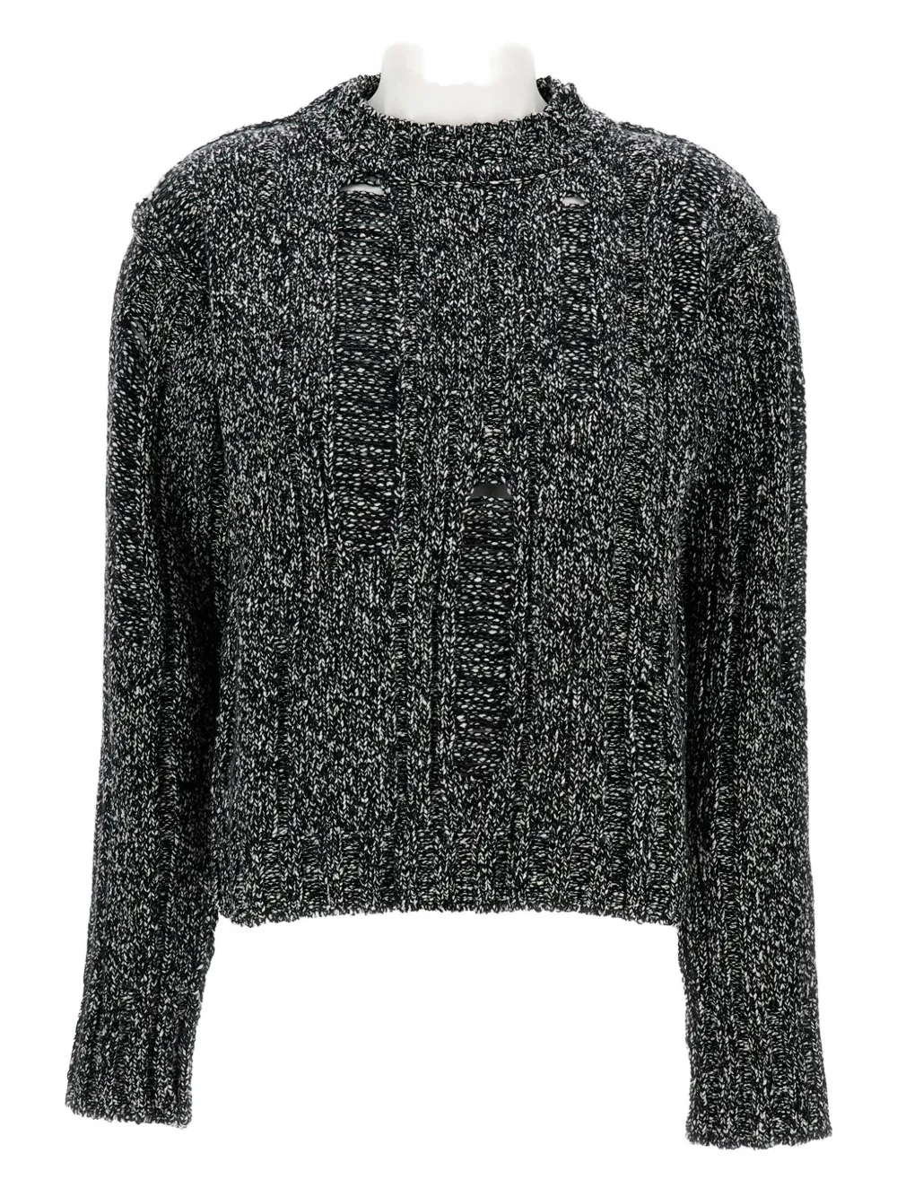 

Свитер фактурной вязки Durazzi Milano, серый