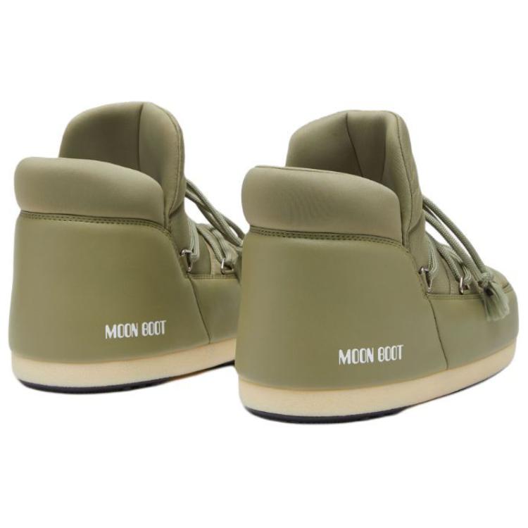 Зимние ботинки унисекс Moon Boot короткие на шнуровке, зеленый — фото 3