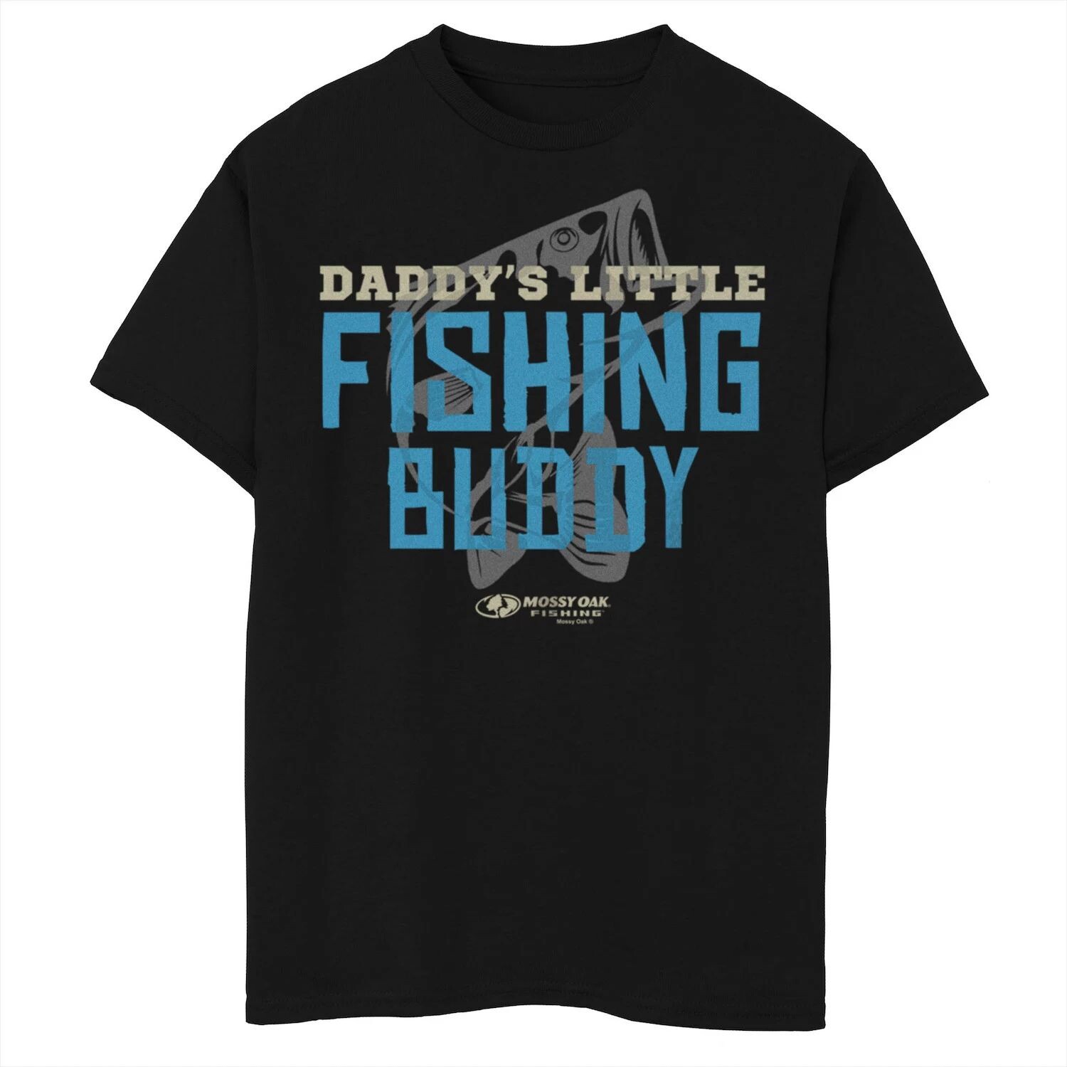 

Футболка Daddy's Little Fishing Buddy с рисунком для мальчиков 8–20 лет Mossy Oak Licensed Character