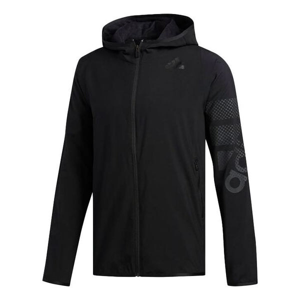 

Толстовка adidas Sports hooded Long Sleeves Jacket Black, черный