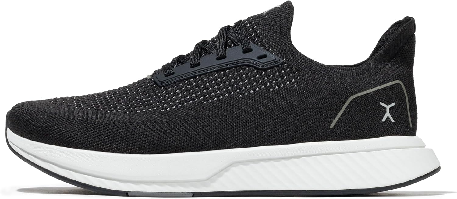 

Кроссовки Adapt Runners для женщин и мужчин - минималистичные кроссовки для ходьбы босиком: широкий носок, нулевой перепад высоты подошвы, легкие и гибкие, идеально подходят для ходьбы, бега и повседневного комфорта Flux Footwear, черный