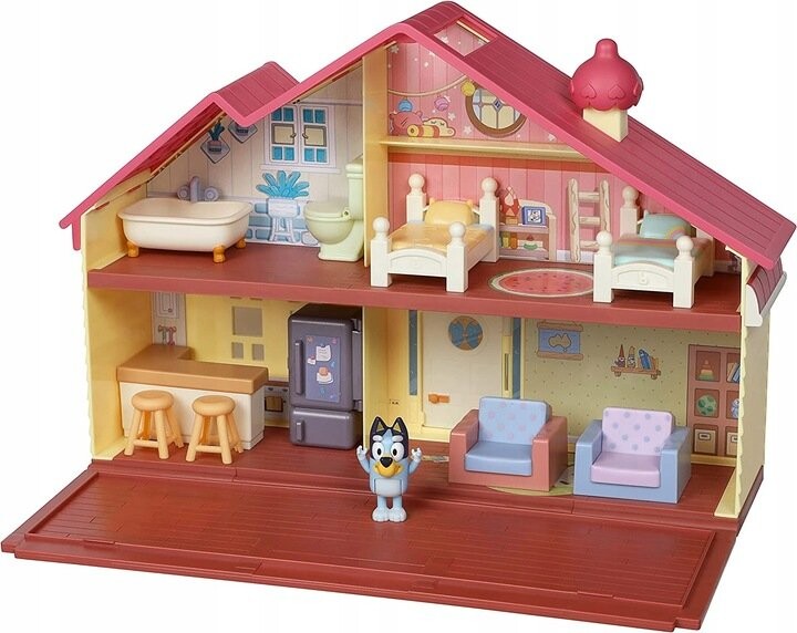 

Moose Toys, семейный домик Блюи с аксессуарами + фигурка Блюи