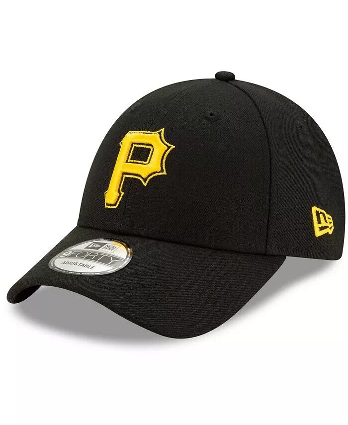 

Мужская черная регулируемая кепка Pittsburgh Pirates Alternate 2 The League 9Forty New Era, черный