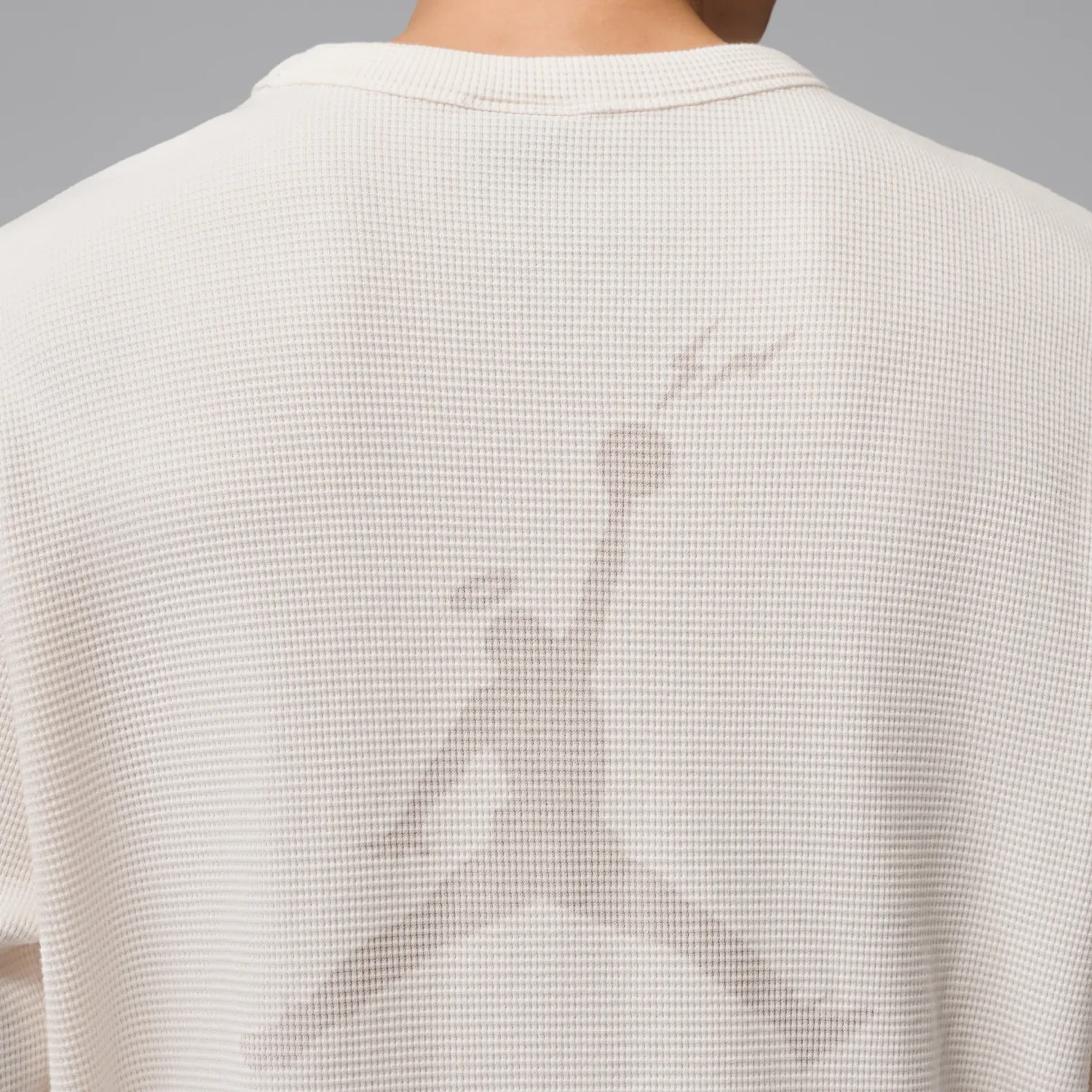 Термофутболка Air Jordan x Union x Fragment 'Pale Ivory Team Orange White Black', бежевый — фото 3