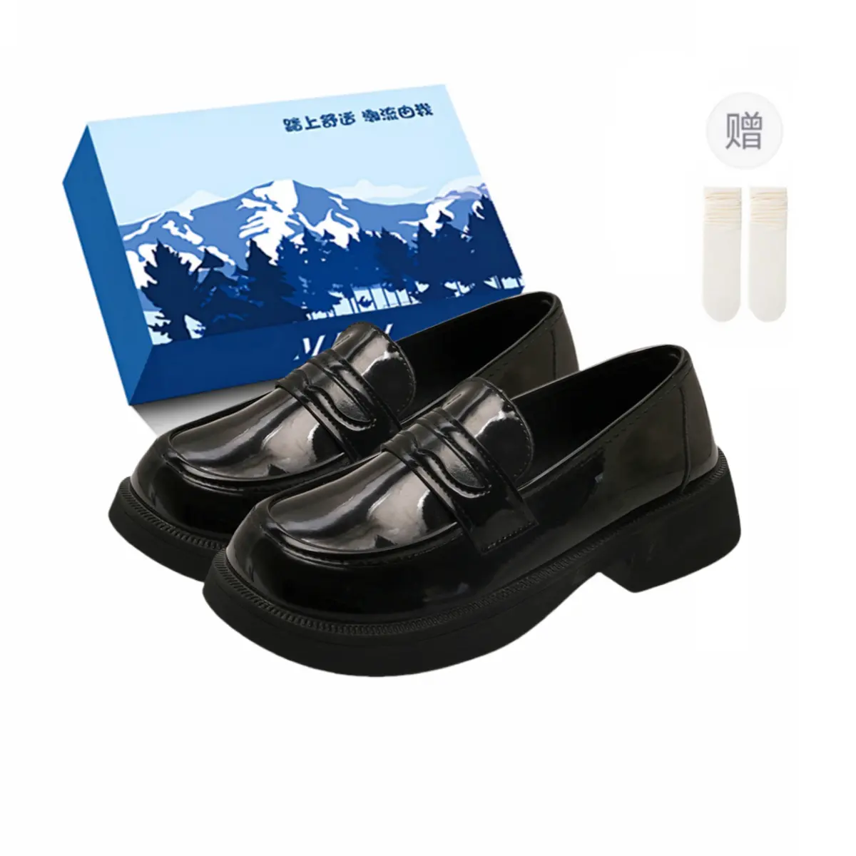 Fawn Miri Лоферы женские черные глянцевые, цвет Gloss Black — фото 4
