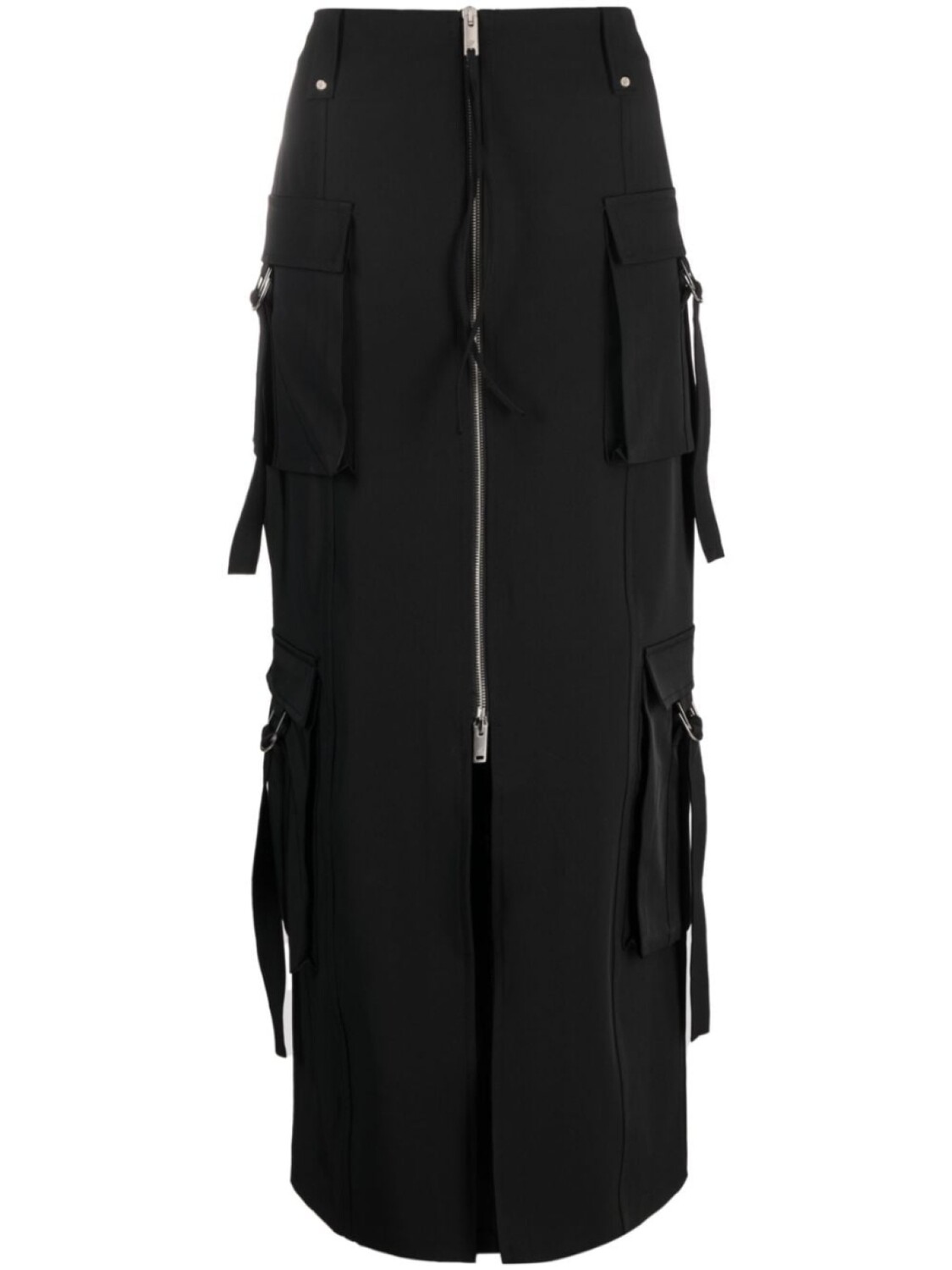 

Blumarine юбка макси на молнии, черный