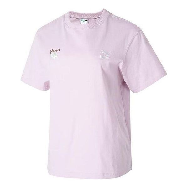 

Футболка classic cotton t-shirt 'pink' Puma, розовый