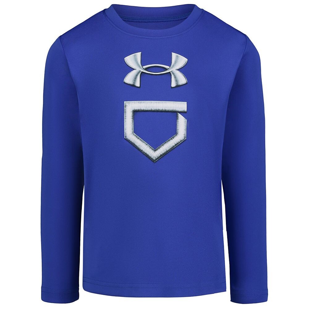 

Бейсбольная футболка Under Armour UA Tech Core для маленьких мальчиков, синий