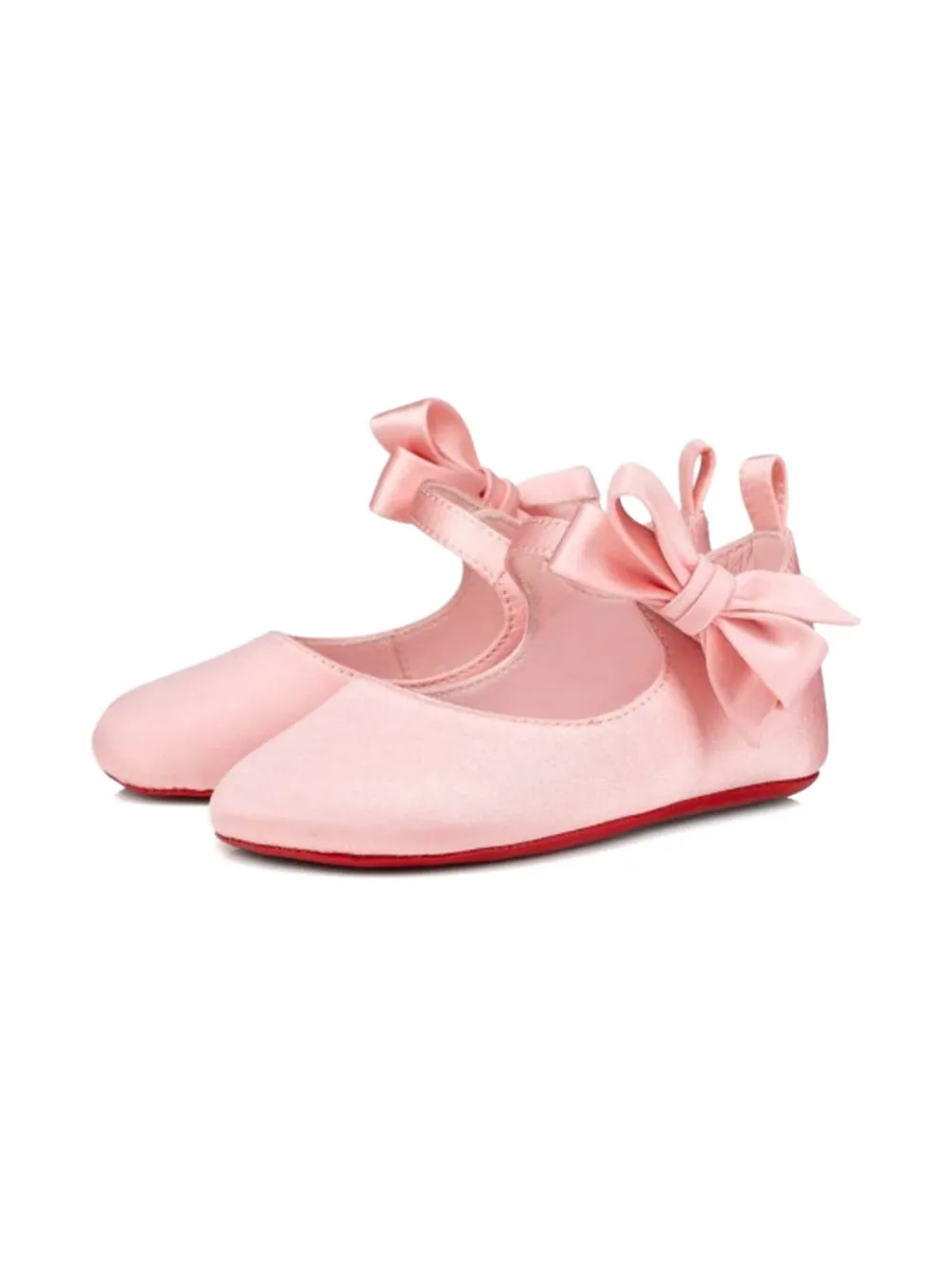 

Балетки lou babe с бантом Christian Louboutin Kids, розовый