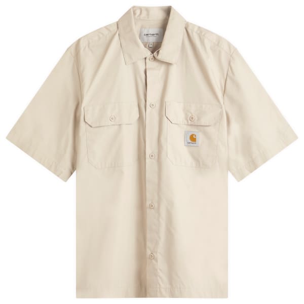 

Рубашка с коротким рукавом Carhartt Wip, бежевый
