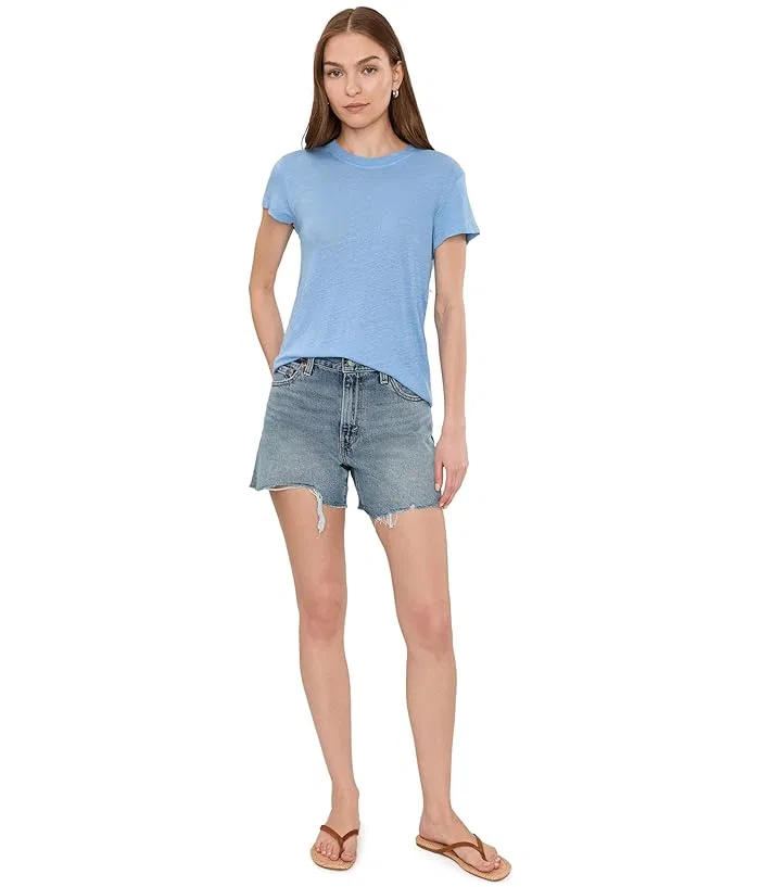 Шорты высокие Ribcage Short Zip Levi's Premium, Blow My Mind — фото 2
