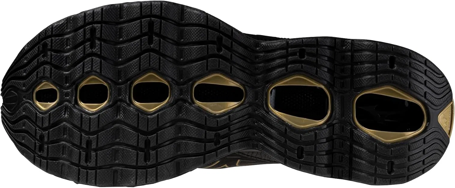 Мужские беговые кроссовки Mizuno Wave Prophecy 14, Black Gold — фото 2
