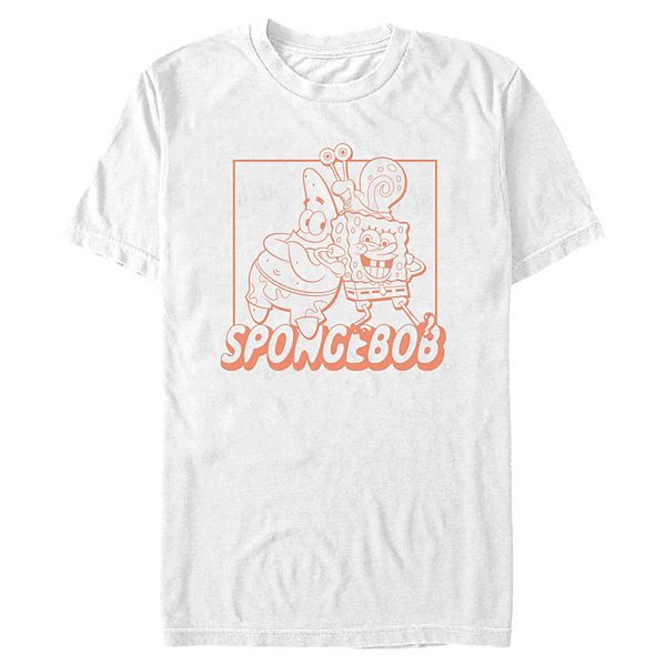 

Мужская футболка с принтом Spongebob Closest Buddies Nickelodeon